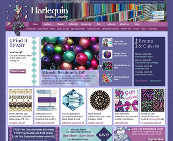 Image Harlequin Beads & Jewelry